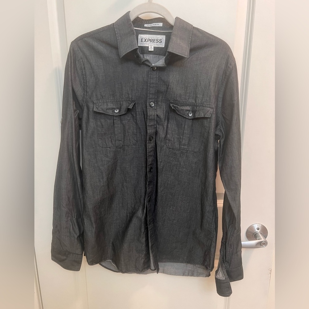 Express men’s button down, M extra slim fit, like new, smoke free home